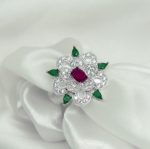 Handcrafted Pure Brash Flower Ring For Women & Girls