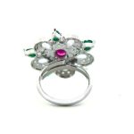 COCKTAIL FLOWER RING